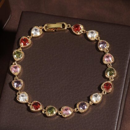 Colorful Gemstone Bracelet